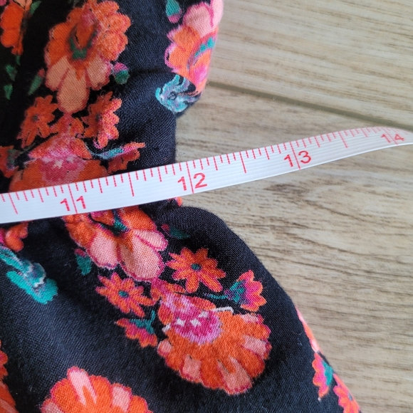 Band of Gypsies Intricate Fairycore Floral Pattern Romper with Skirt Draping XS - Picture 7 of 11